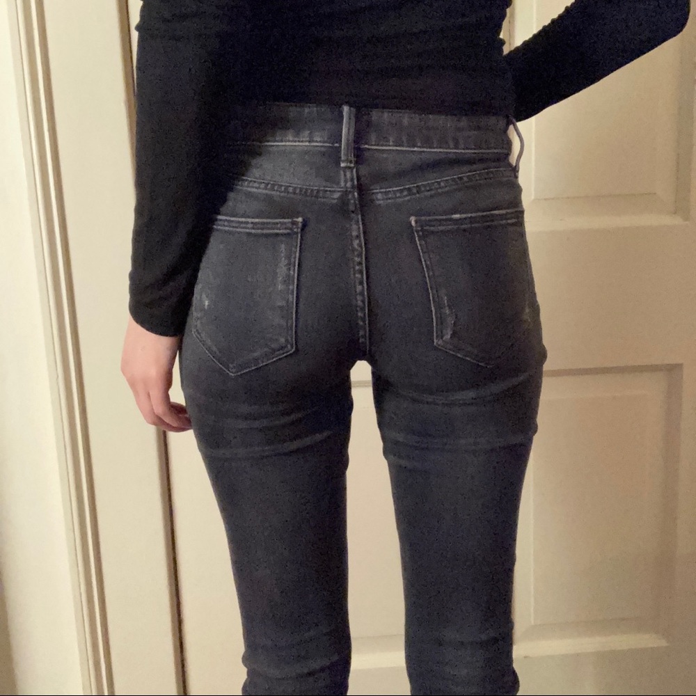 *DONATED* VINCE | Grey Distressed Skinny Jeans - Picture 2 of 16